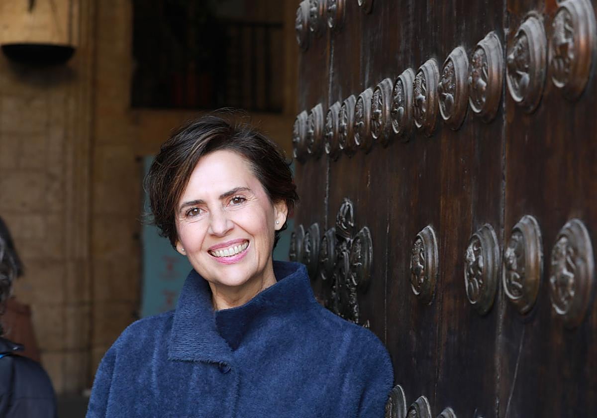 Ruth Pliego en la sede central de la Universidad de Sevilla