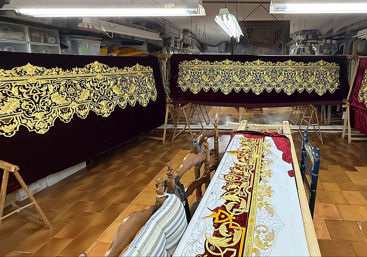 Caídas del palio de los Javieres