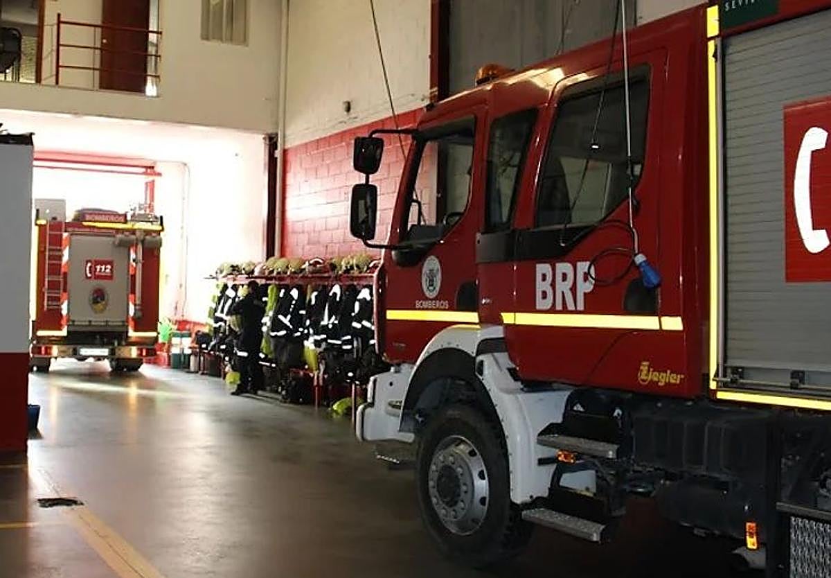 Camiones de Bomberos de la Diputación de Sevilla
