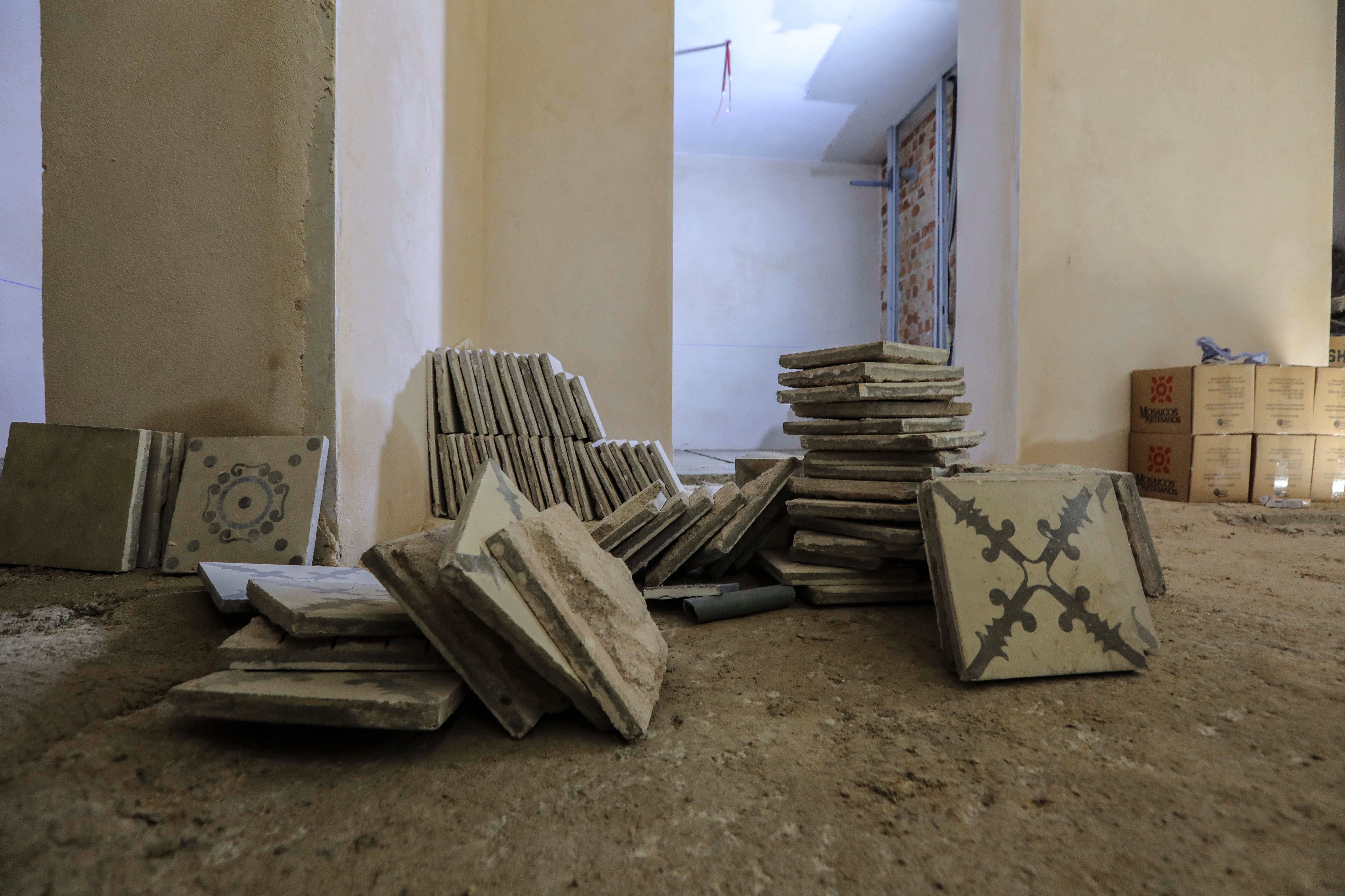 El estado de la obra de la casa Cernuda en Sevilla, en imágenes