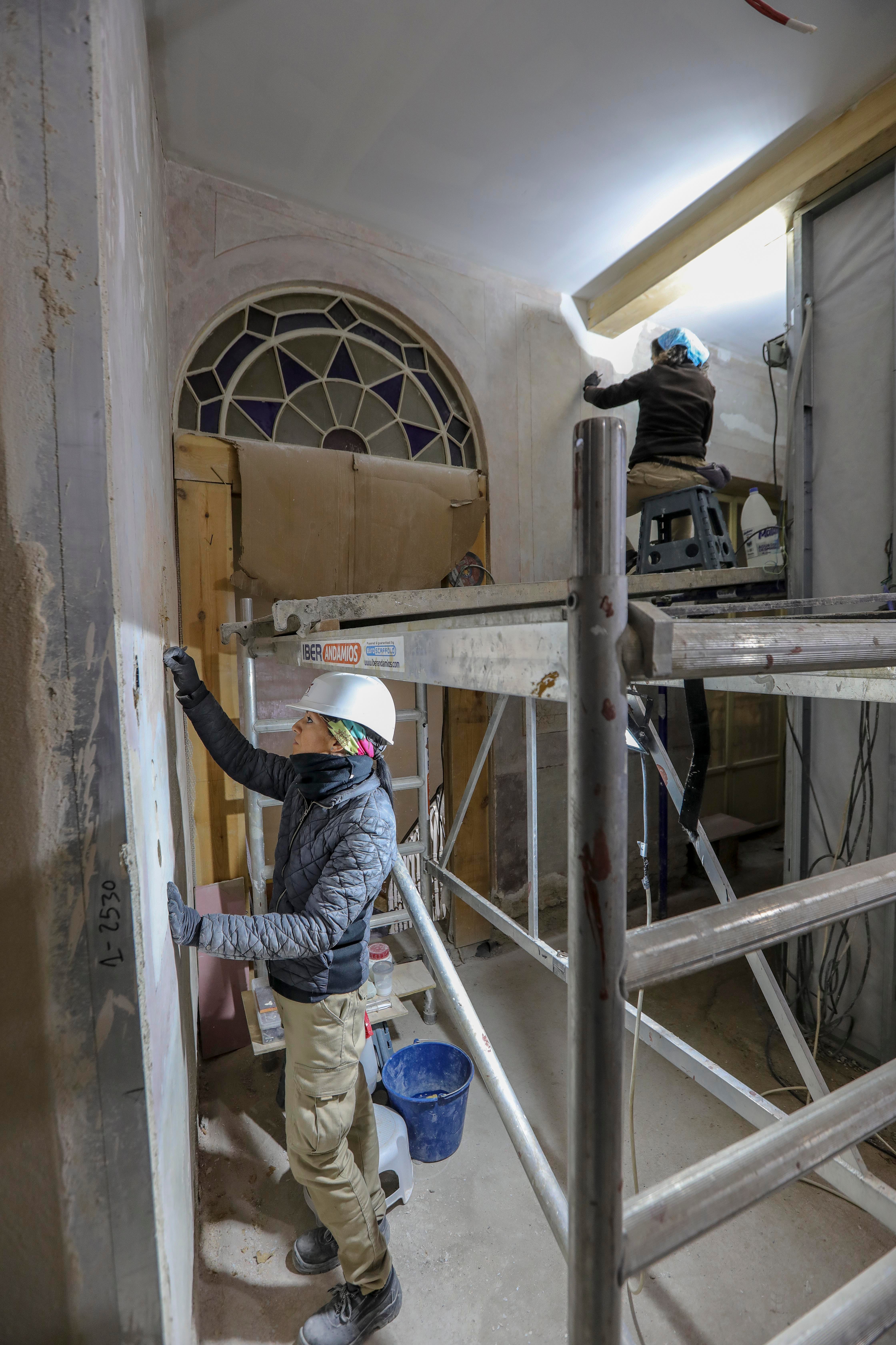 El estado de la obra de la casa Cernuda en Sevilla, en imágenes