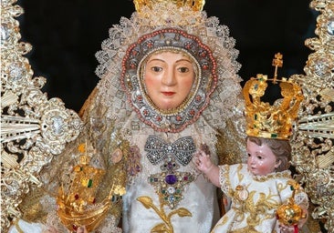 La Virgen de Consolación con el terno blanco