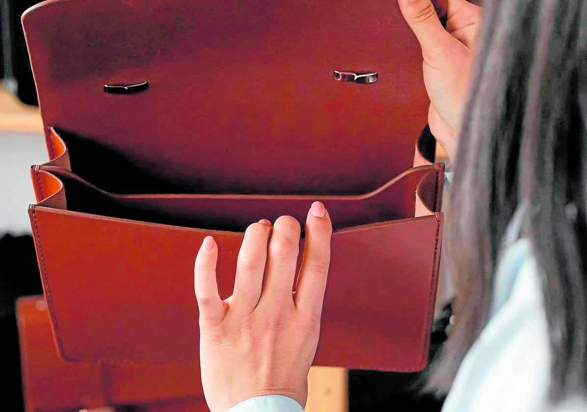 One of the bags made in Ubrik