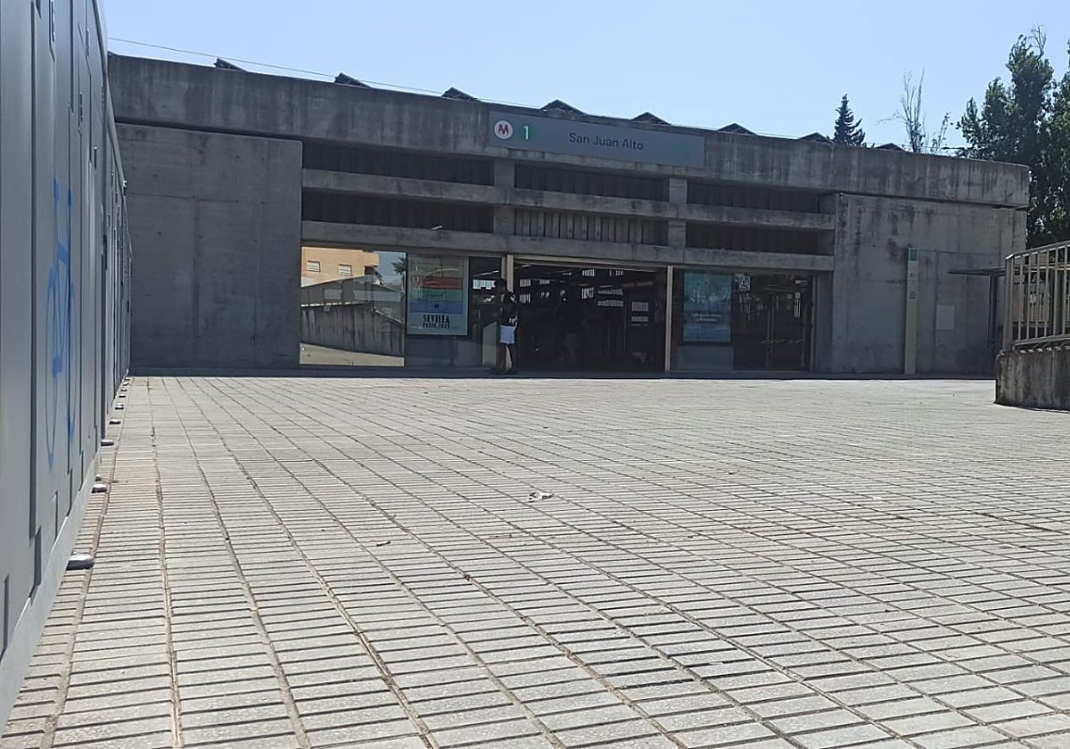 Estación de metro de San Juan Alto, donde sucedieron los hechos