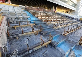 En las entrañas del auditorio Rocío Jurado un año después del gran incendio