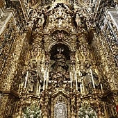 Retablo mayor de la capilla sacramental de Santa Catalina