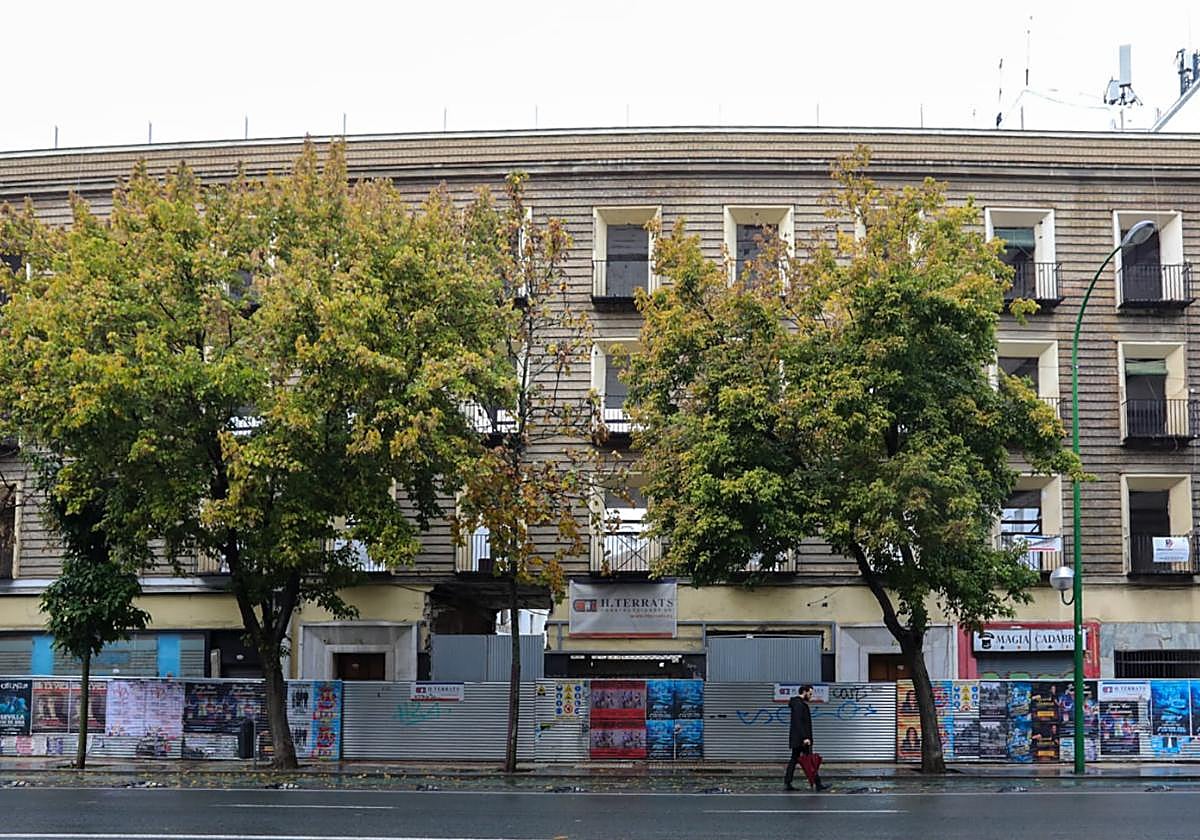 Estado actual del edificio del antiguo cine Florida