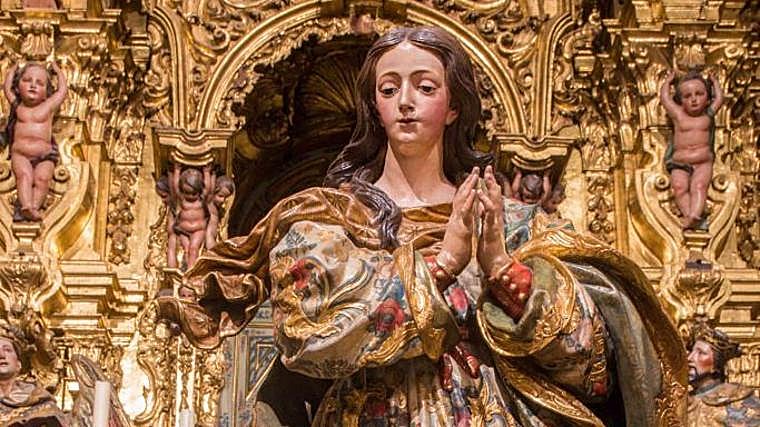 The Immaculate Conception presides over the Holy Church