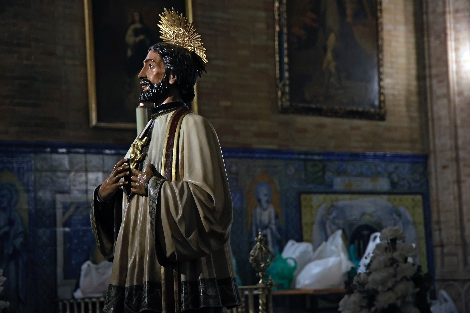 Los Javieres abre la capilla de los Luises de Sevilla para la veneración de San Francisco Javier, en imágenes