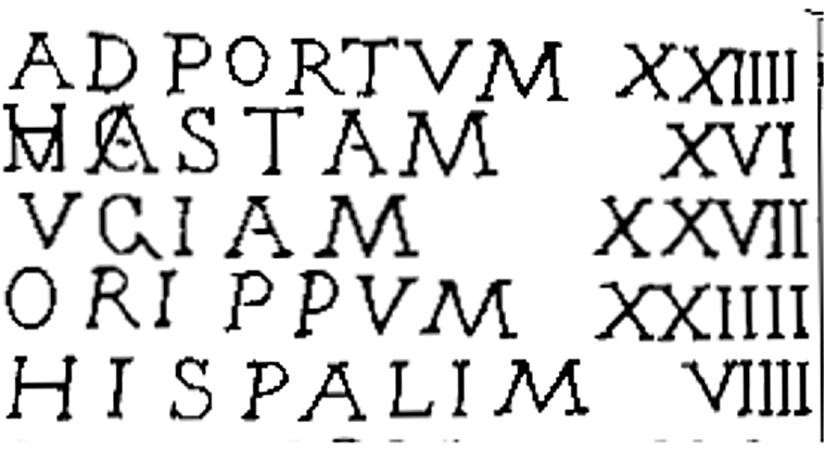 La Via Augusta: el conjunto de calzadas que unían Gades con Roma pasando por Hispalis