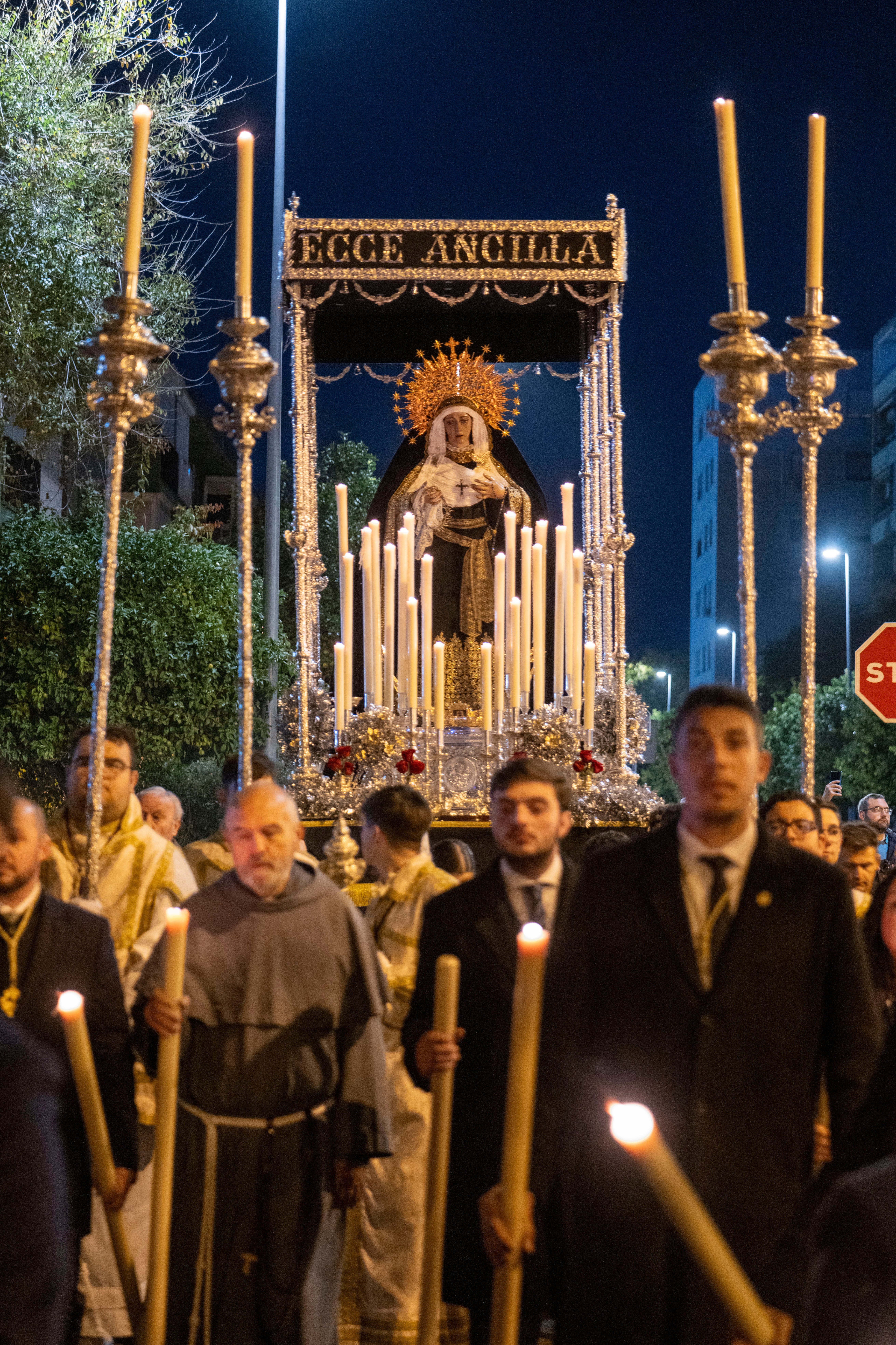 El rosario de la Virgen de la Purísima Concepción de Alcosa, en imágenes