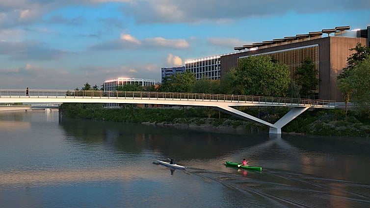 La pasarela de Altadis supera el último trámite antes de su construcción en 2026: Urbanismo da luz verde al convenio