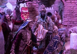 La inauguración del belén de la Fundación Cajasol en Sevilla, en imágenes