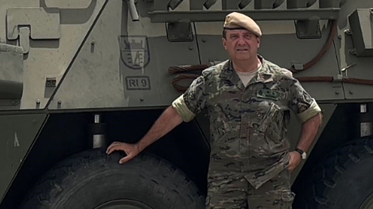 El letrado Joaquín Moeckel, activado como reservista en una imagen de archivo