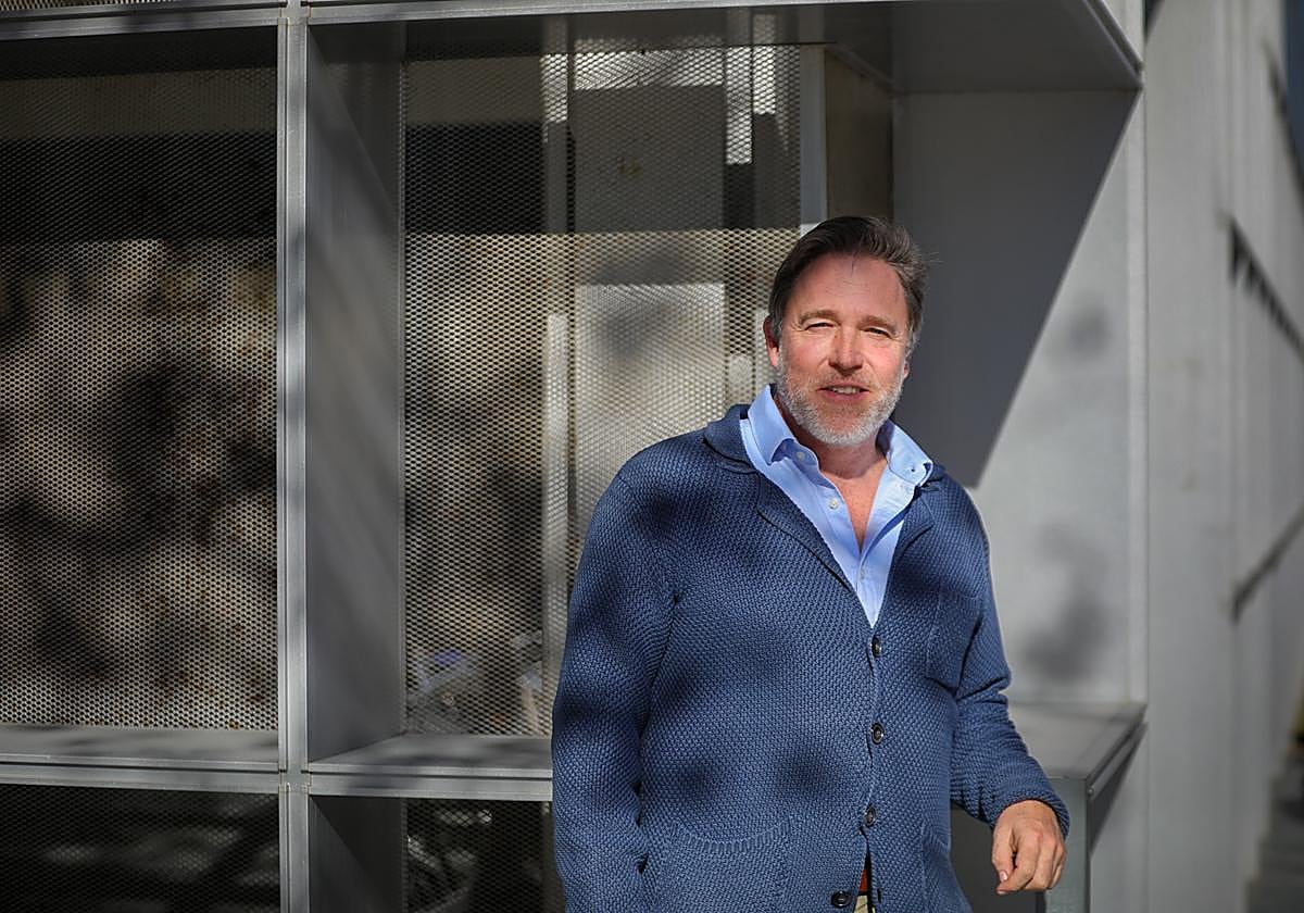 Stefan Mathesius en la sede de la Agencia de Transformación y Desarrollo de Andalucía, en la isla de la Cartuja de Sevilla