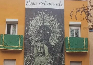 En la Resolana han desplegado esta lona