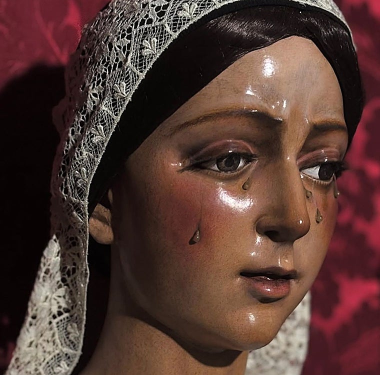 Last copy of the Virgin of Hope made by Esteban Sánchez in his workshop