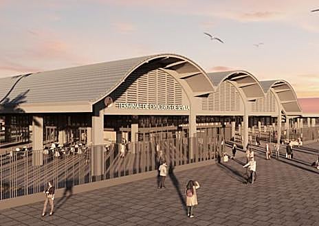 Secondary Image 1 – Digital recreations of the exterior and interior of the new Tablada terminal