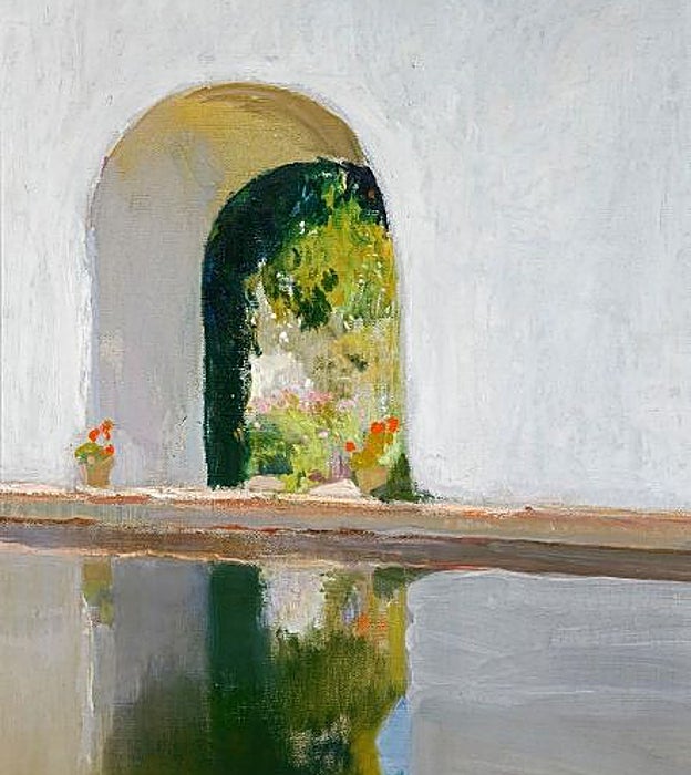 Front image - 'Pool at the Alcazar of Seville'