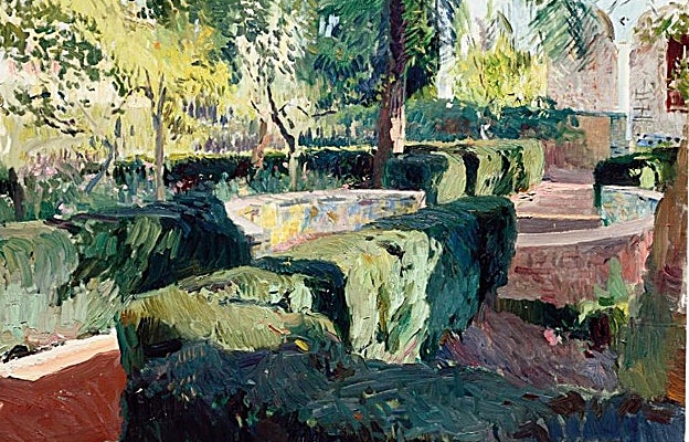 Front image - 'Garden of Charles V, Alcazar of Seville'