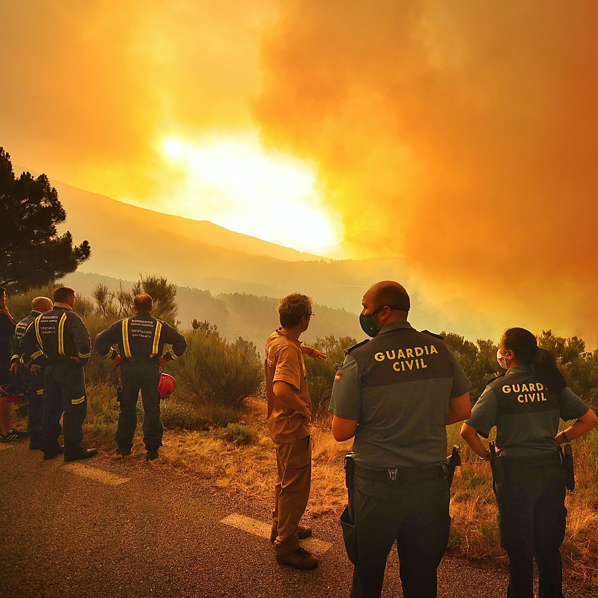 Mapa en tiempo real de los incendios activos hoy en España
