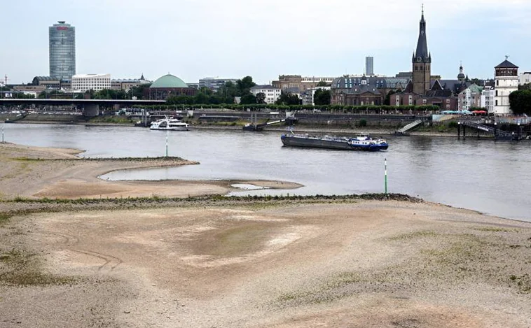 La sequía deja al descubierto 'muelles' del Imperio Romano en el fondo del Rin