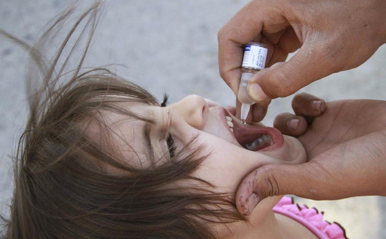 Vacunación de la polio