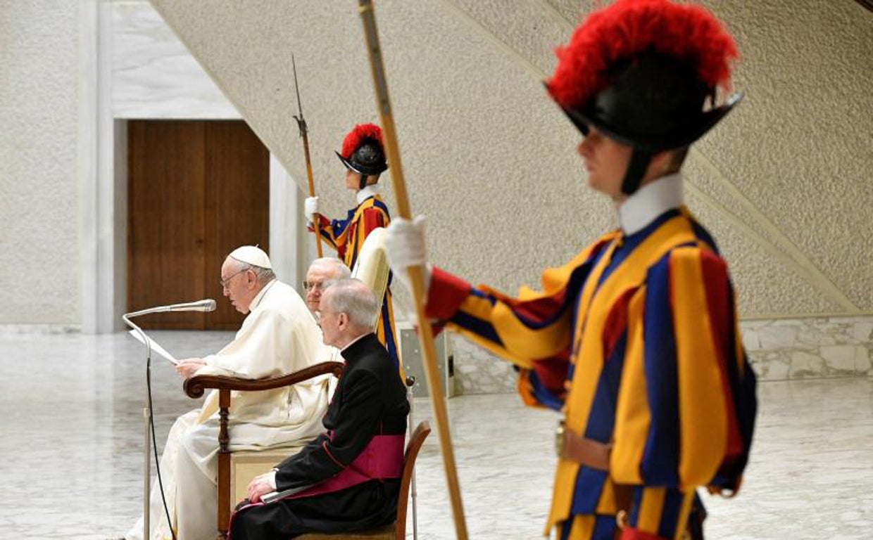 El Papa, el pasado miércoles, en una audiencia general