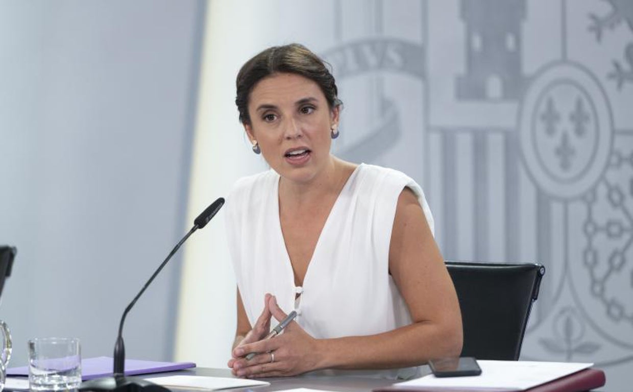 Irene Montero, ministra de Igualdad