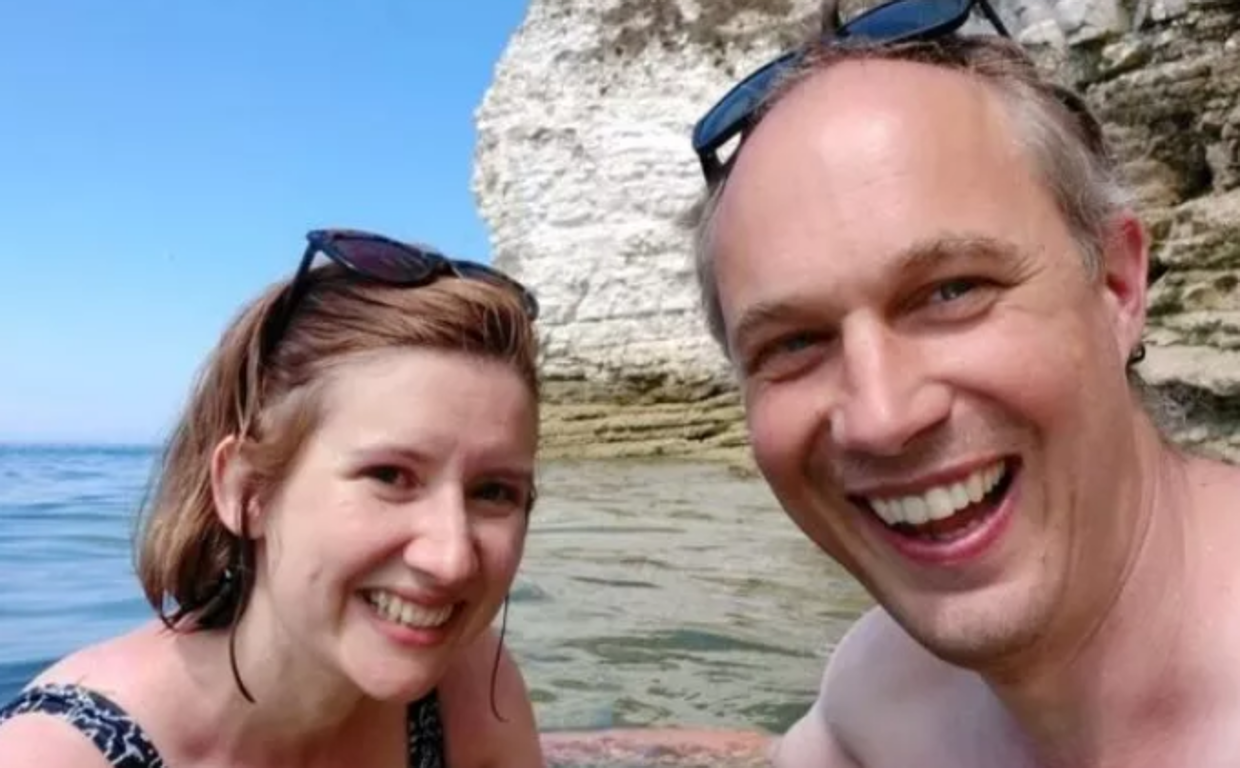 Matt  Schlag y su mujer