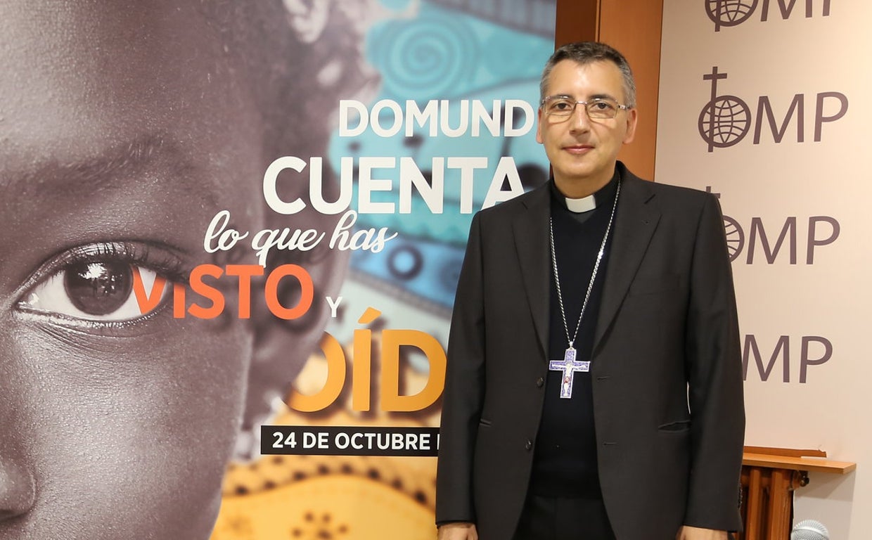 El obispo José Luis Mumbiela, presidente le la Conferencia Episcopal de Asia Central