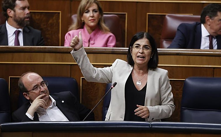 Darias aplaza el debate de eliminar la mascarilla en el transporte público