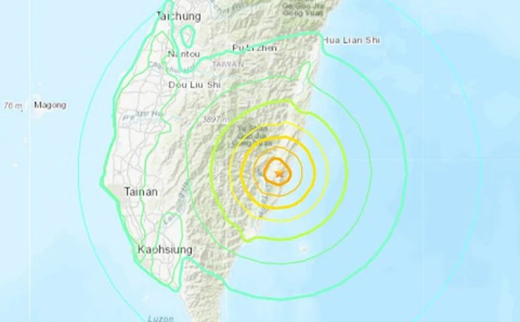 Alerta de tsunami en Taiwán tras registrarse un terremoto de magnitud 7,2