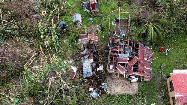 A rural area of ​​the Dominican Republic devastated by the strong winds of Fiona