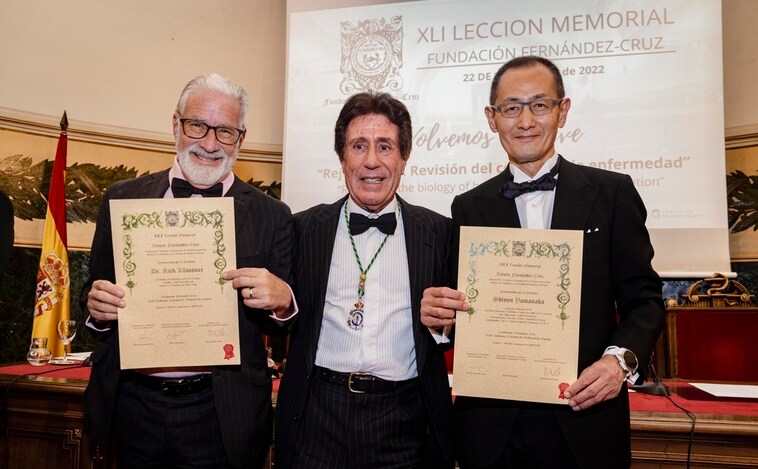 La Fundación Fernández-Cruz premia a los científicos Shinya Yamanaka y Rick Klausner