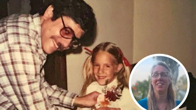Traci Portugal, cuando era apenas una niña y en la actualidad
