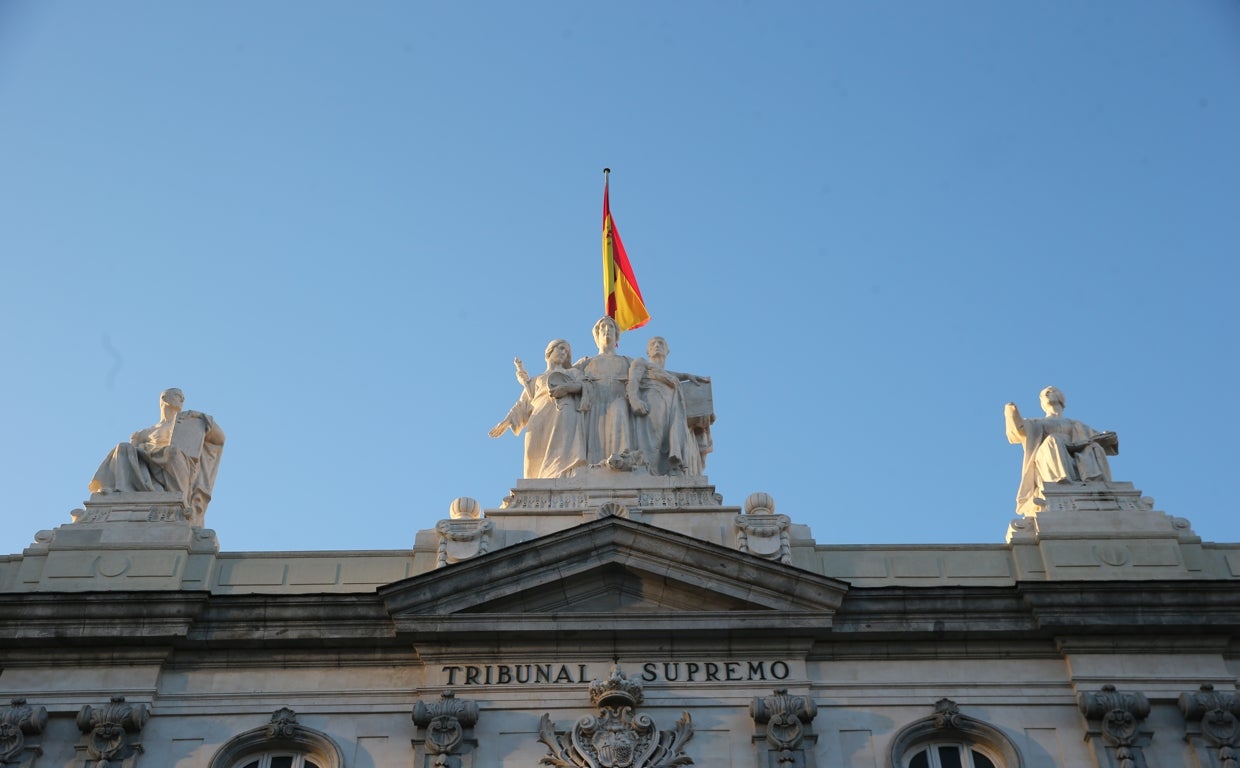 Fachada del Tribunal Supremo, en Madrid