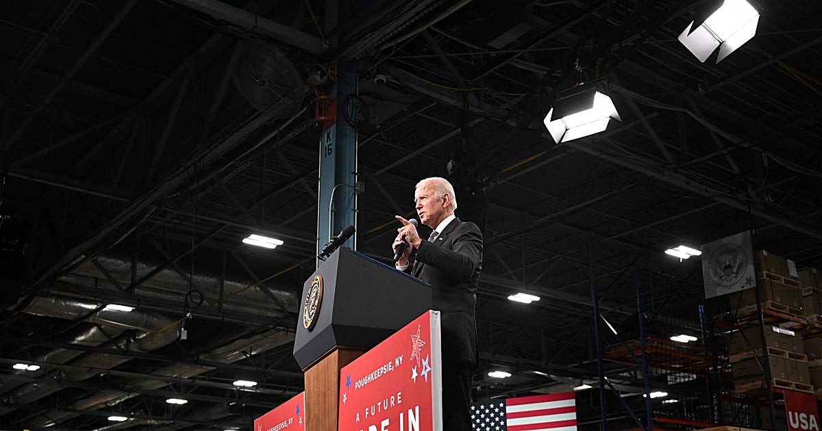 El presidente de EE.UU., Joe Biden, en un acto en Hudson Valley.