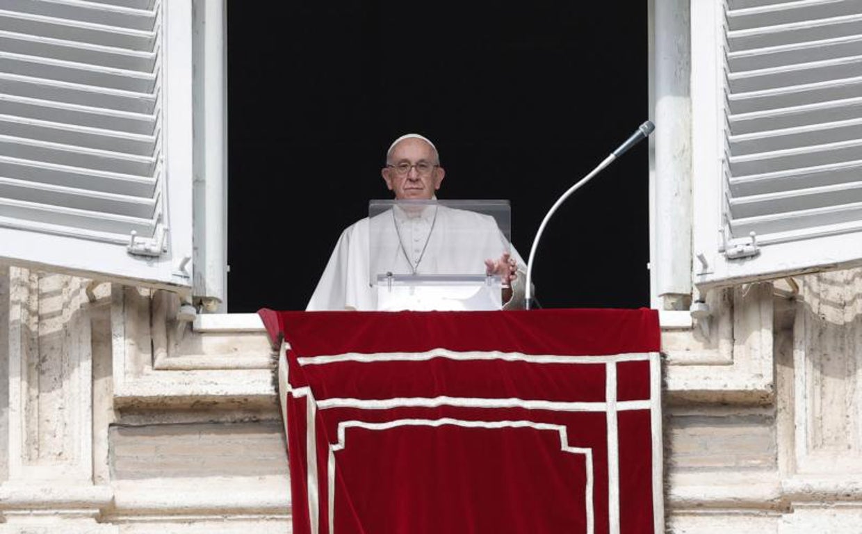 El Papa durante el Ángelus