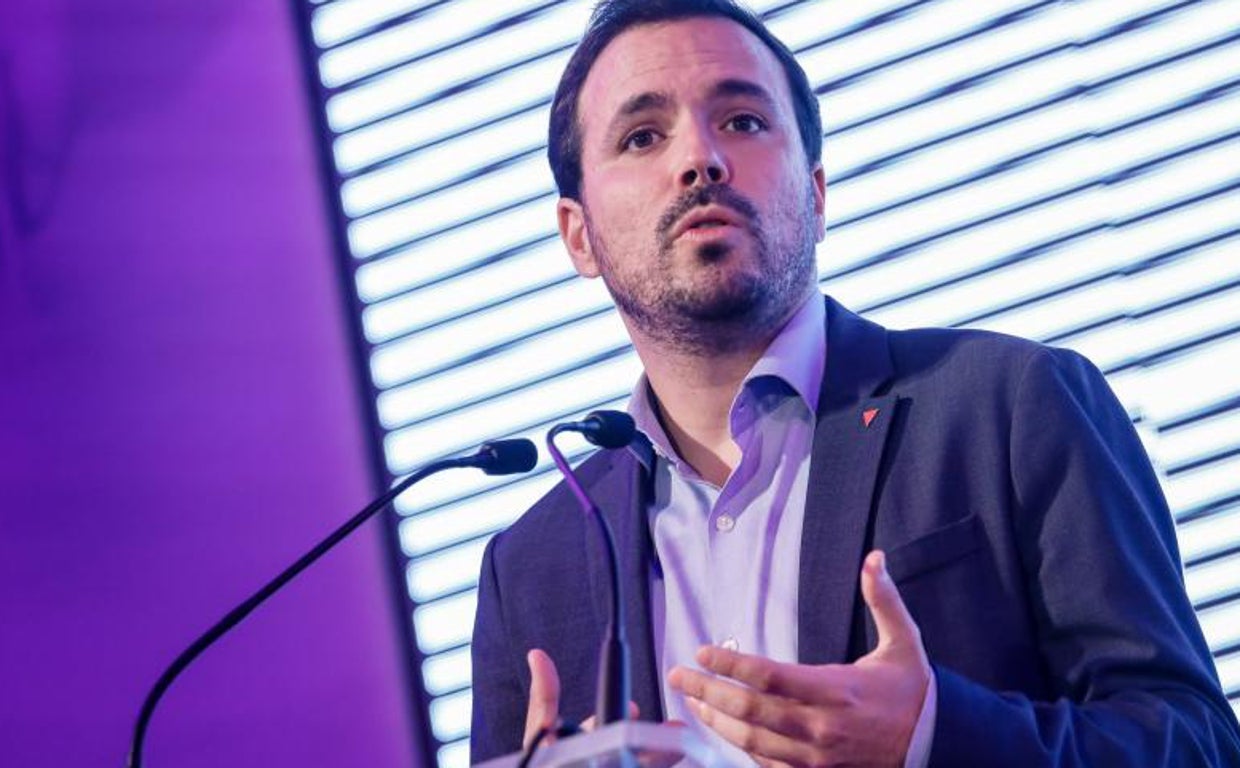El ministro de Consumo, Alberto Garzón, interviene en la inauguración del encuentro 'Unoconcinco', un espacio que fomenta la transición hacia la alimentación sostenible en España