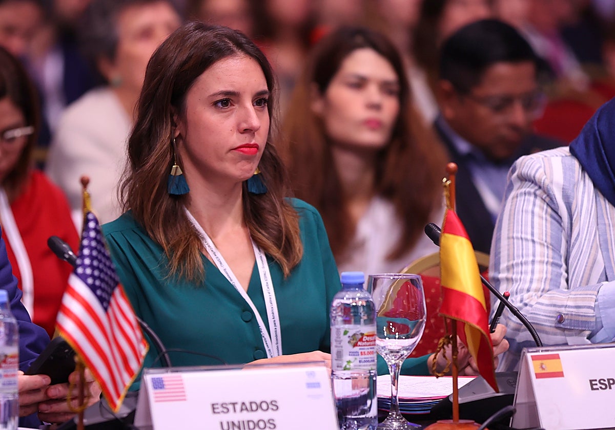 La ministra de Igualdad, Irene Montero