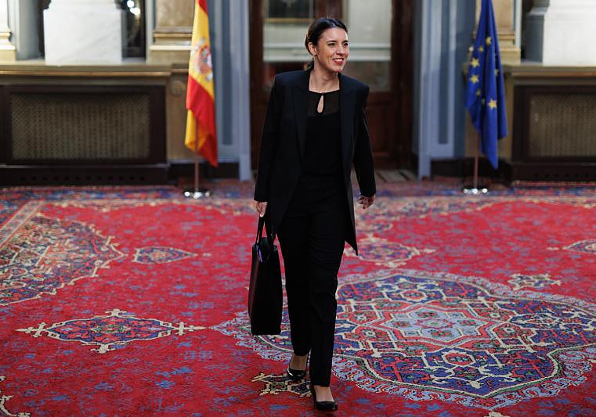 La ministra de Igualdad, Irene Montero, este jueves