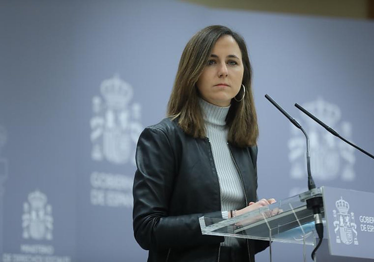 La ministra de Derechos Sociales y Agenda 2030, Ione Belarra