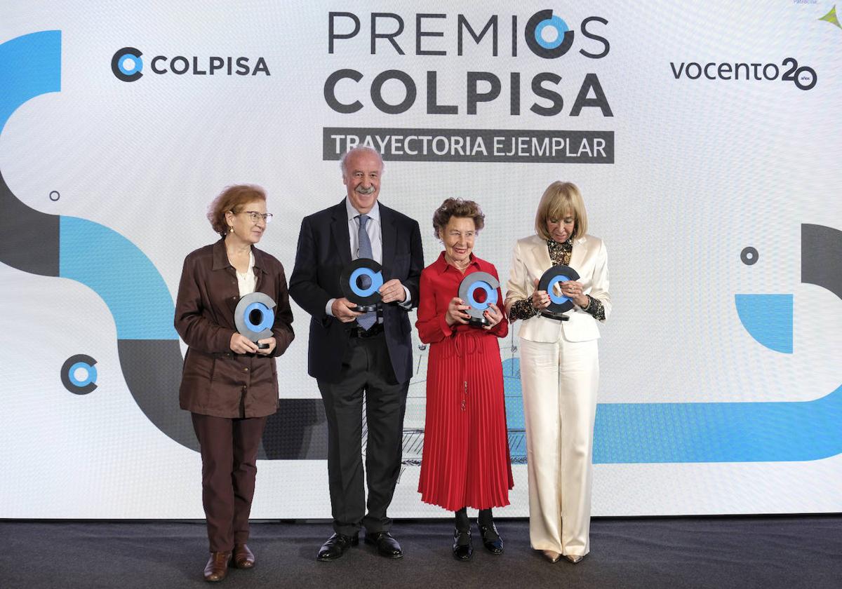 Los galardonados en los Premios de Colpisa a la Trayectoria Ejemplar