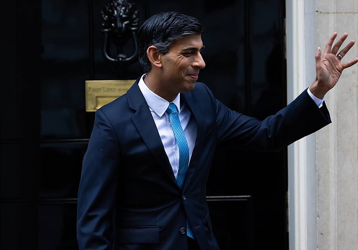 El primer ministro de Reino Unido, Rishi Sunak