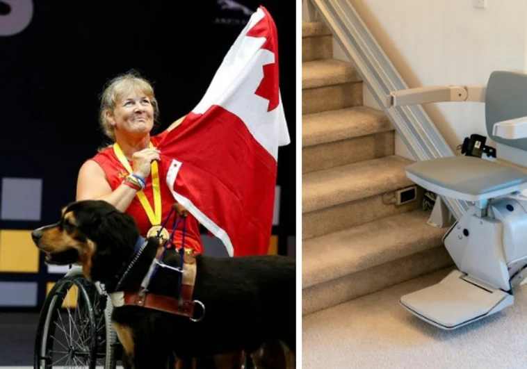 Canadá: medallista paralímpica pide silla para escaleras y le ofrecen la eutanasia