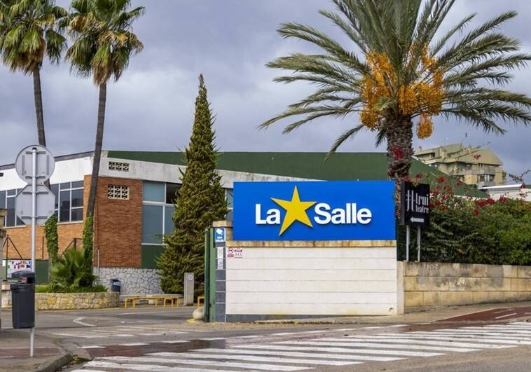 Fachada del colegio La Salle en Palma