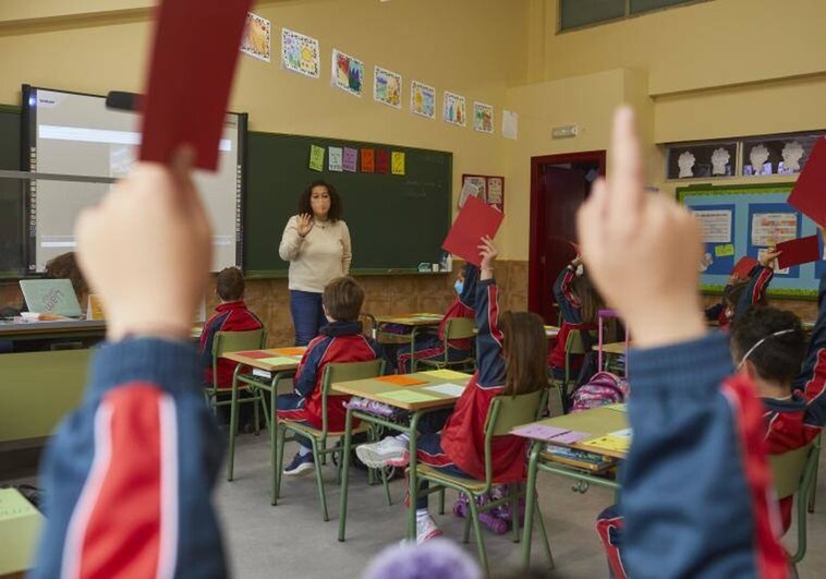 Alumnos de un colegio de Madrid, una de las comunidades que aumenta la carga lectiva de la asignatura de Religión
