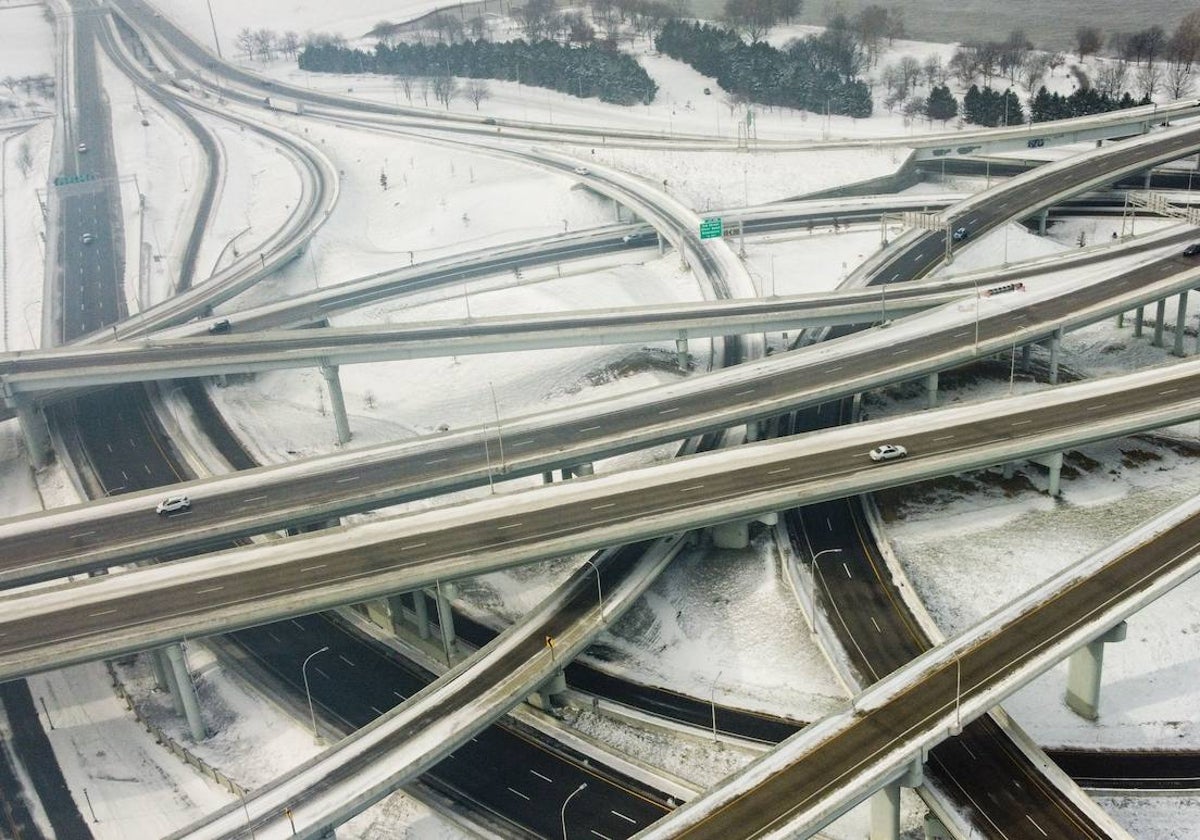 La peor tormenta de nieve de la historia de Estados Unidos, en imágenes