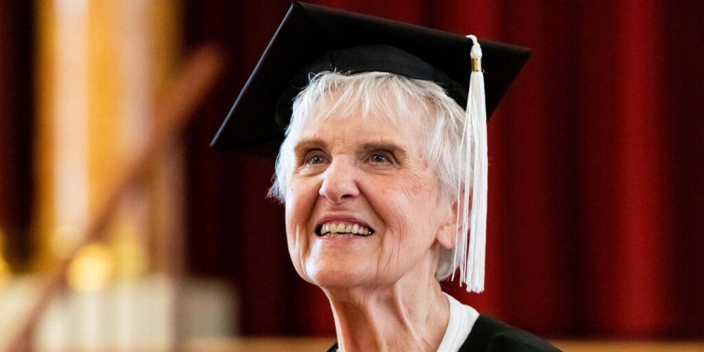 The great-grandmother who graduated at 90, 72 after starting her degree